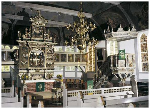 Hein Baxmann geschaffene Altar