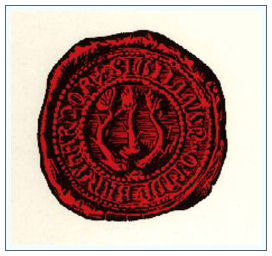 Historisches Siegel von Bergedorf aus dem Mittelalter