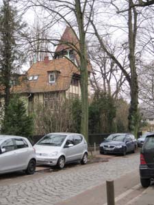 Historische Ansicht der Lamprechtstraße in Hamburg-Bergedorf - typische Wohnstraße im Stadtteil